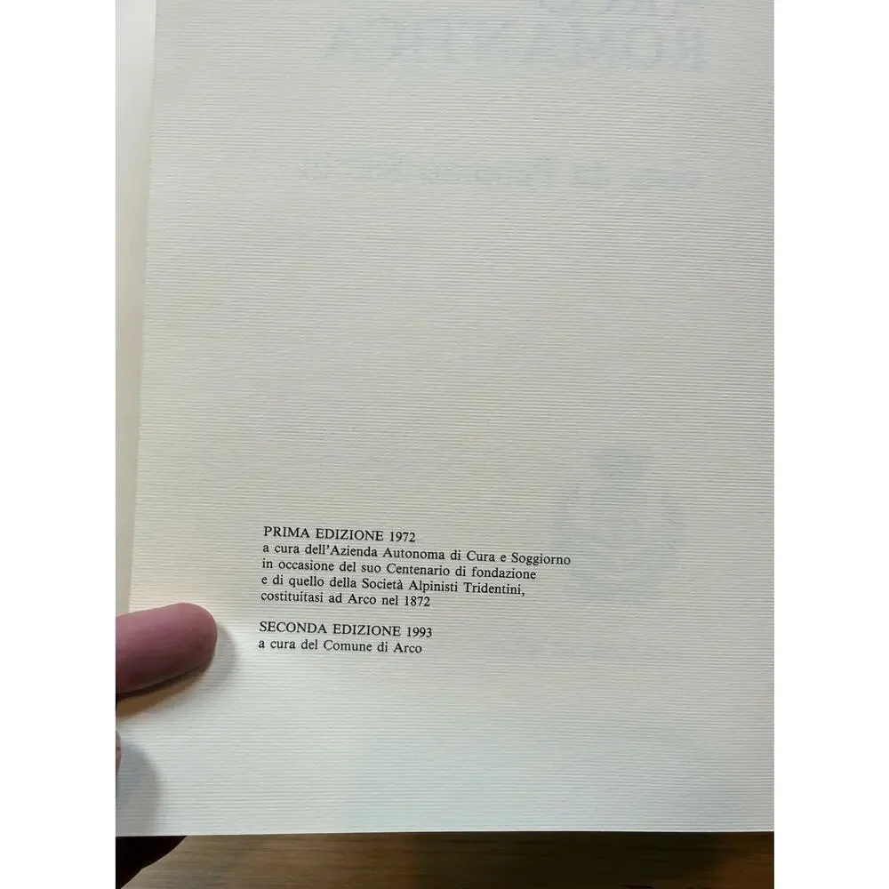Arco Romantica by Peppino Sacchi 1993 ITALIAN HC DJ 2nd Ed Illustrated